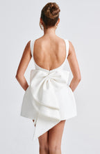 Amber | Women Wedding Guest Structured Mini Dress