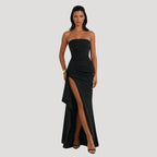 Clara | Women Wedding Guest Strapless Maxi Dress