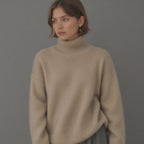 Rachel | Women’s Winter Oversized Turtleneck Knit Sweater